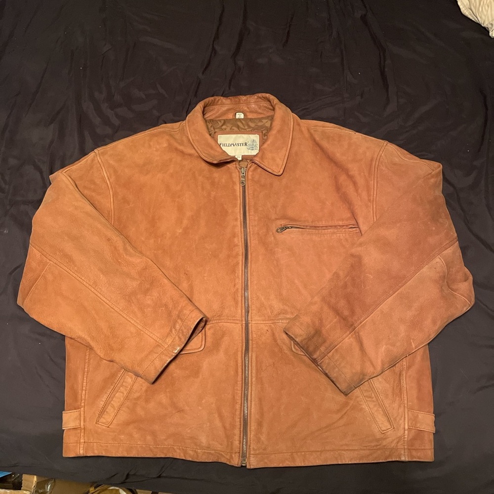 Vintage field master genuine leather jacket
